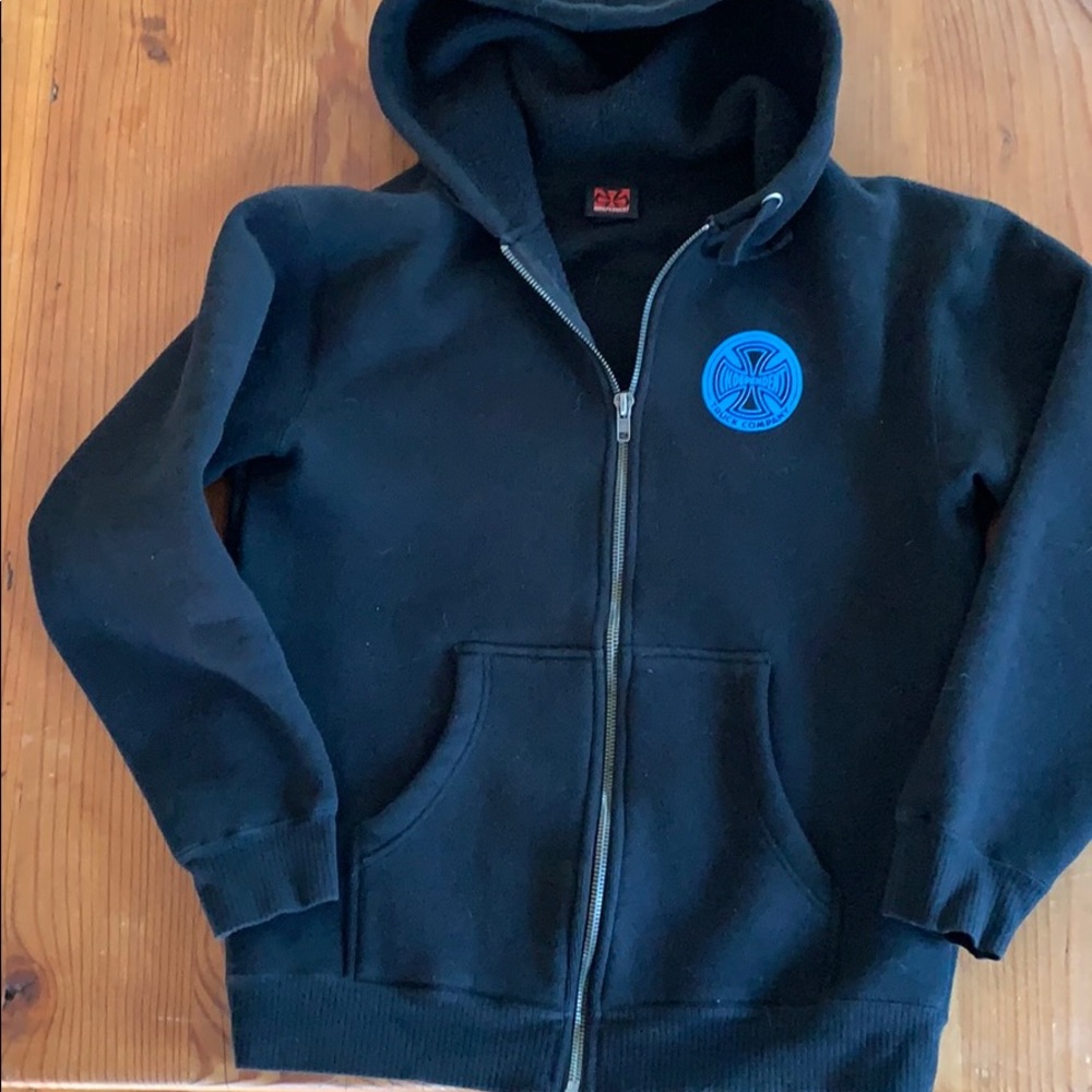 Independent truck company black hoodie, Med
